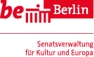 Logo der Förderung durch den Berliner Senat